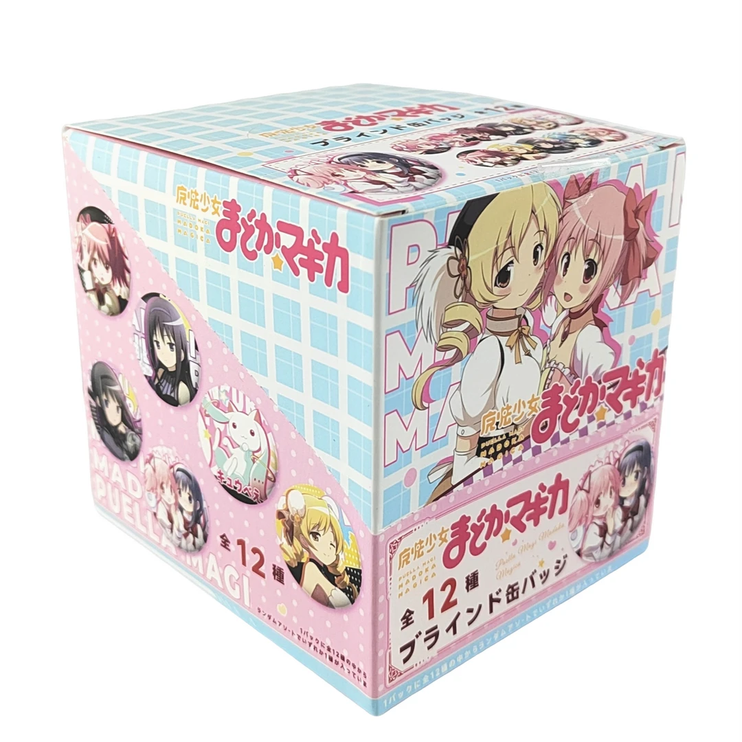 新款《魔法少女小圆》 马口铁徽章盲盒 吧唧盲袋 同人谷