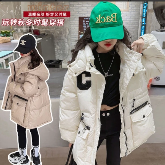 412036《现》精选韩版百搭亲子冬季羽绒服外套