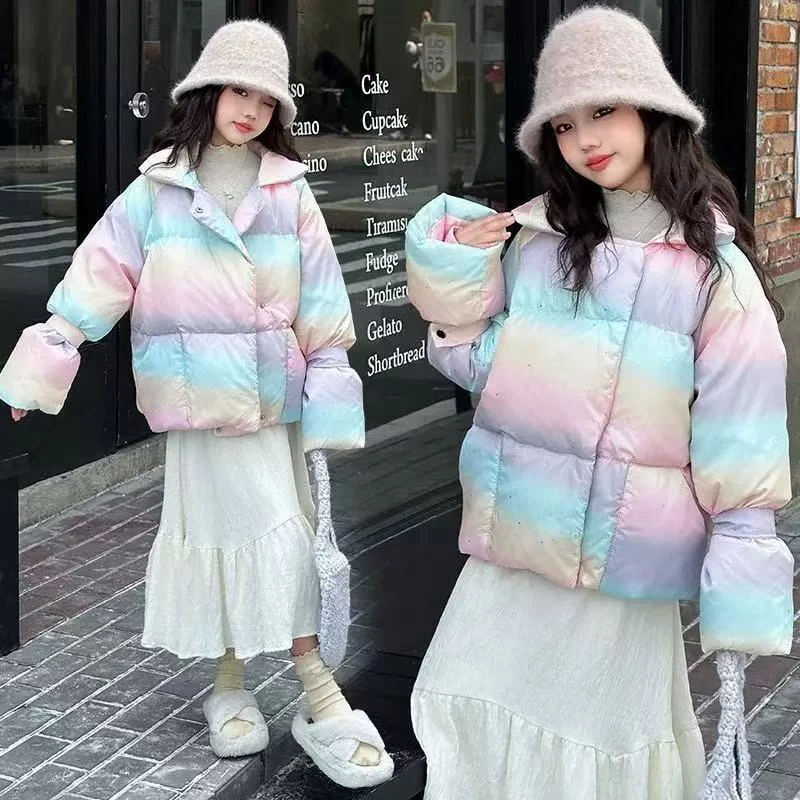 412059《现》精选韩版冬季百搭舒适羽羽外套