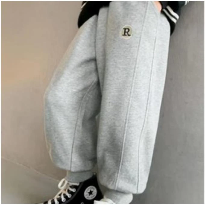 308038《现》优选春秋款儿童休闲舒适时尚洋气束腿休闲裤