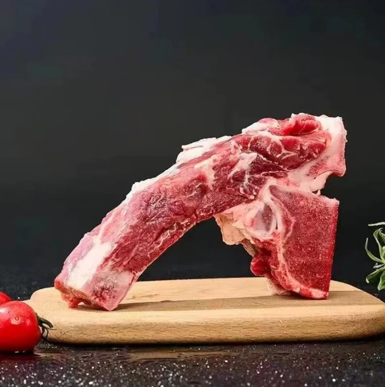 原切肋眼骨新鲜牛肉原汁原味草饲原切牛脊骨发货品质牛肋排