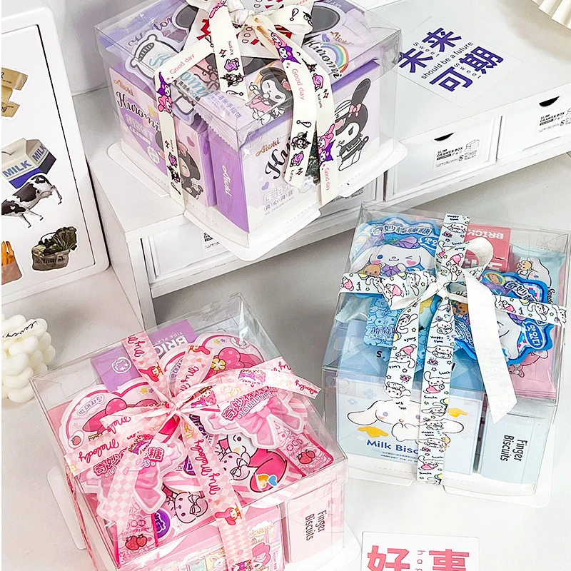 淘气鹿4寸三丽欧零食礼盒六一儿童节生日礼物520送男友朋友