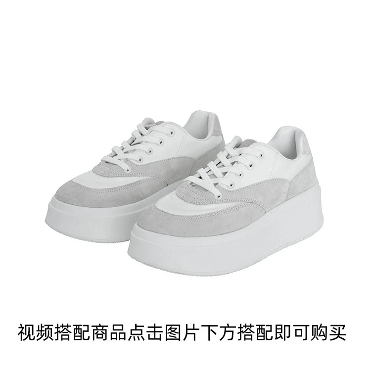 【现货】美洋MEIYANG 松糕面包鞋 复古百搭厚底增高懒人运动鞋ins