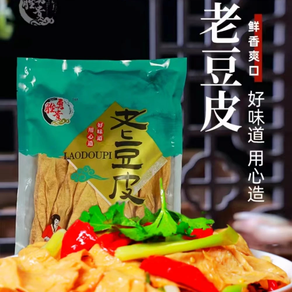 豆腐皮无盐豆腐皮厚凉拌农家大豆制品