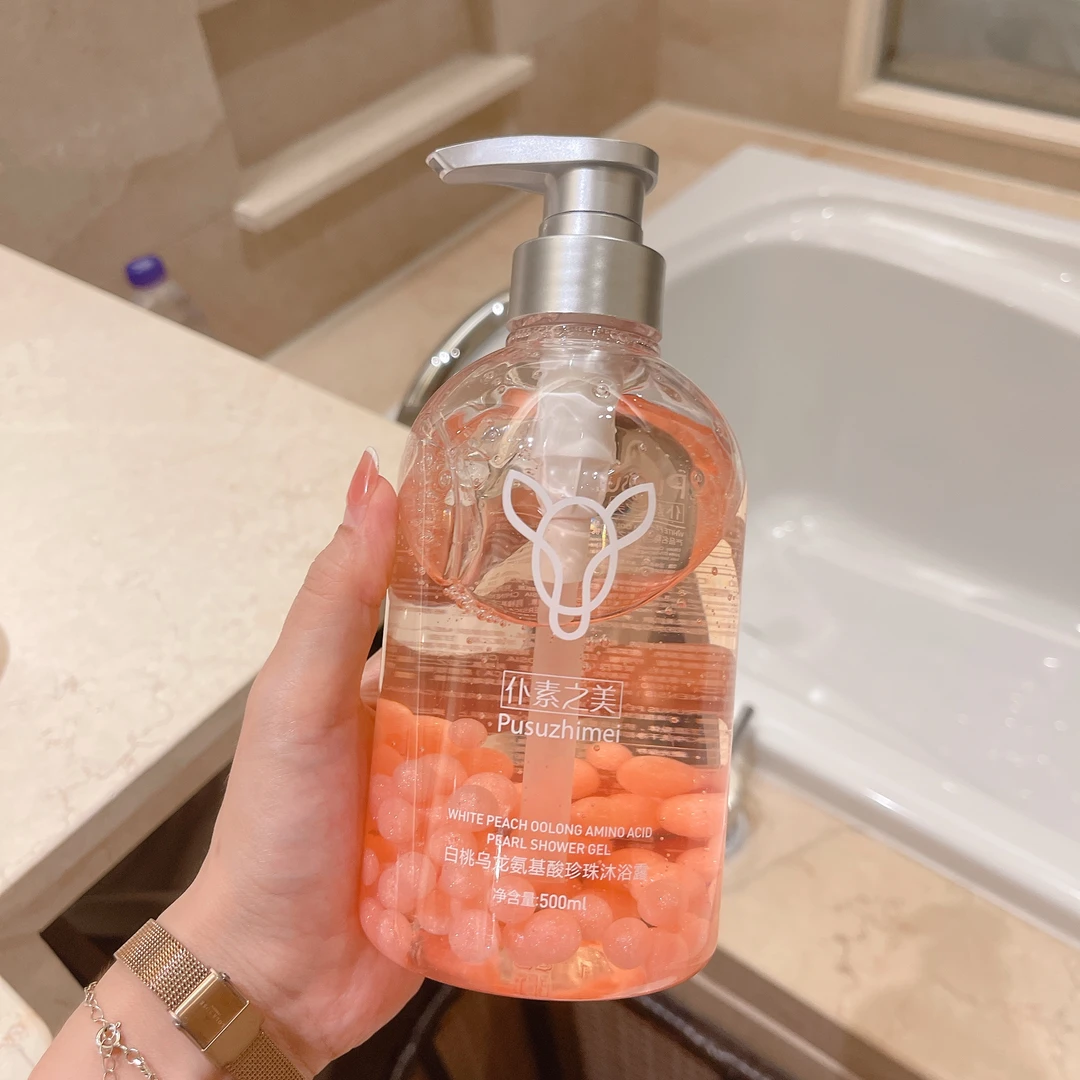 网红同款白桃乌龙氨基酸补水沐浴露持久留香除螨去油保湿女士香体