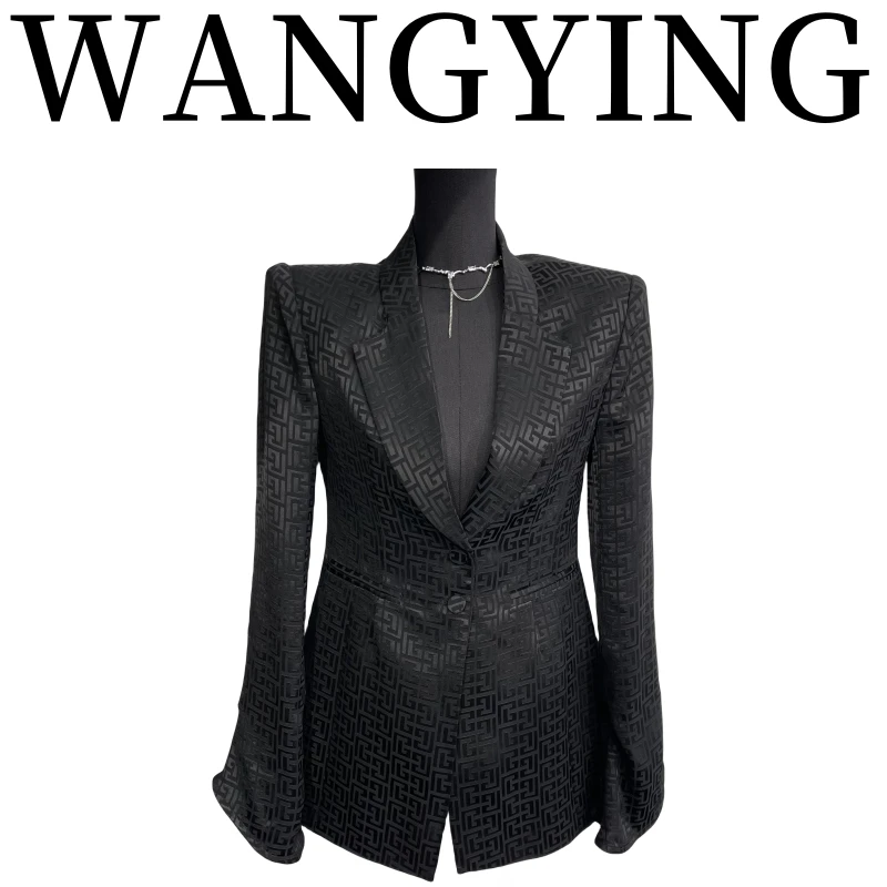 【XIAOYU】AZ时髦轻奢两粒扣四宫格西装外套 70361006 1031