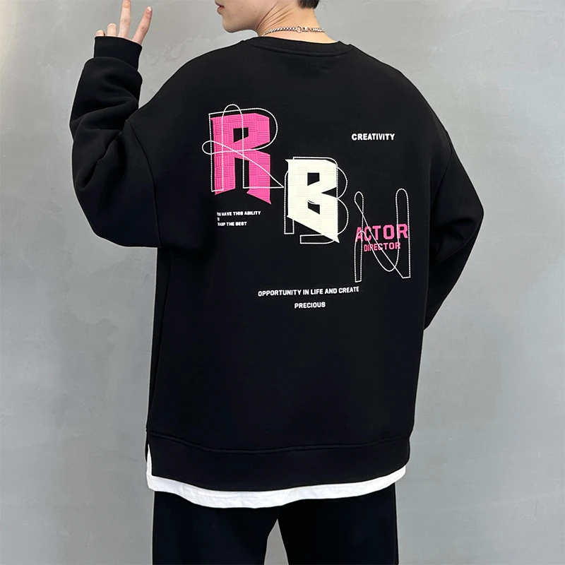 《秋季新款》迈特优百搭潮流宽松卫衣XH 6625