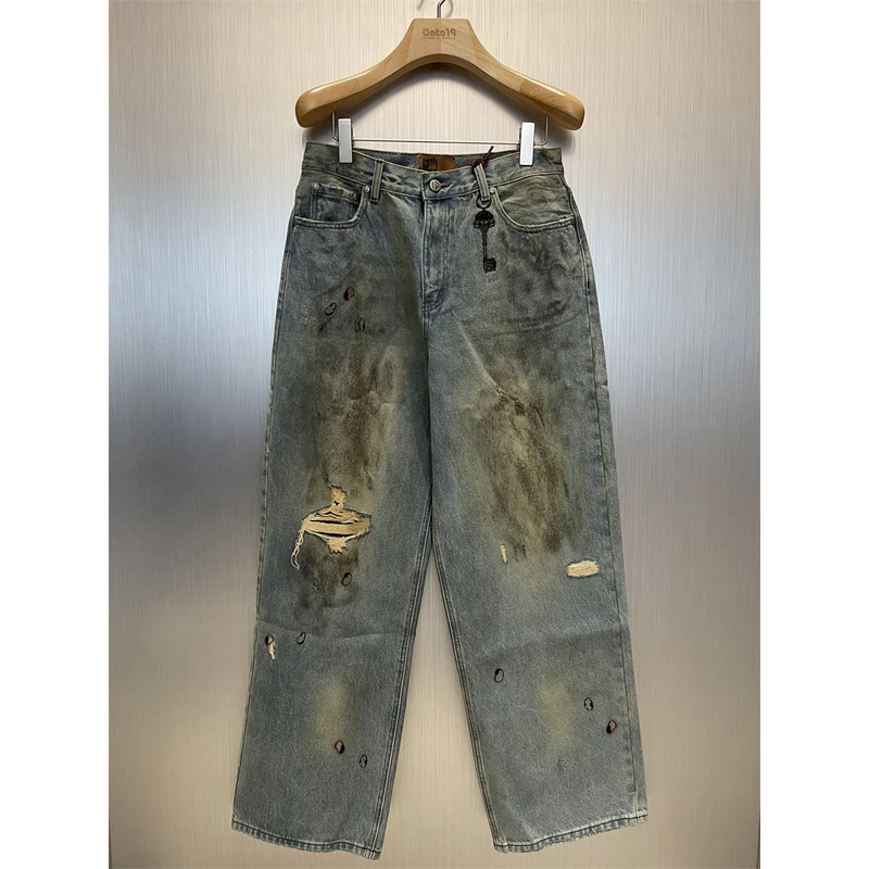 实体现货 Birth Of Royal Child 泥染刷蜡Baggy水洗牛仔裤