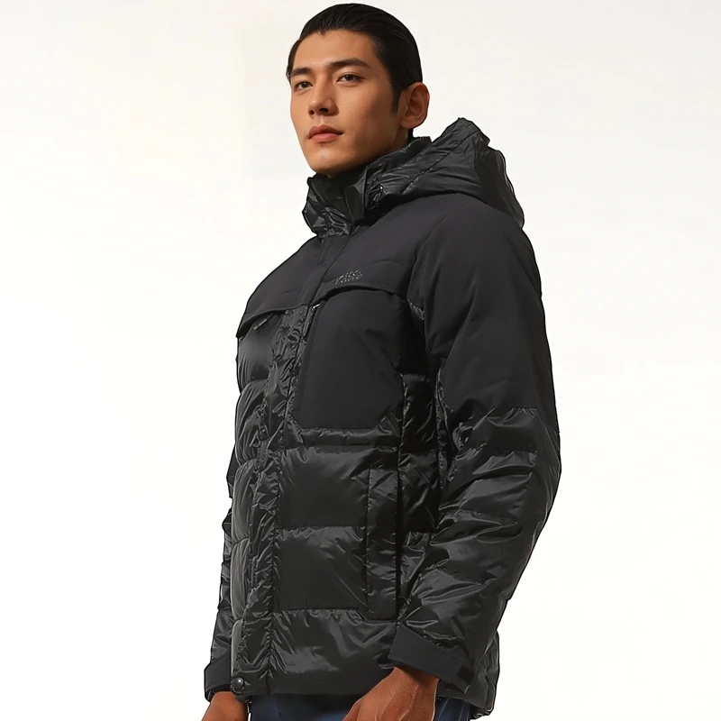 秋冬拒水男款加厚保暖运动650蓬羽绒服滑雪羽绒服