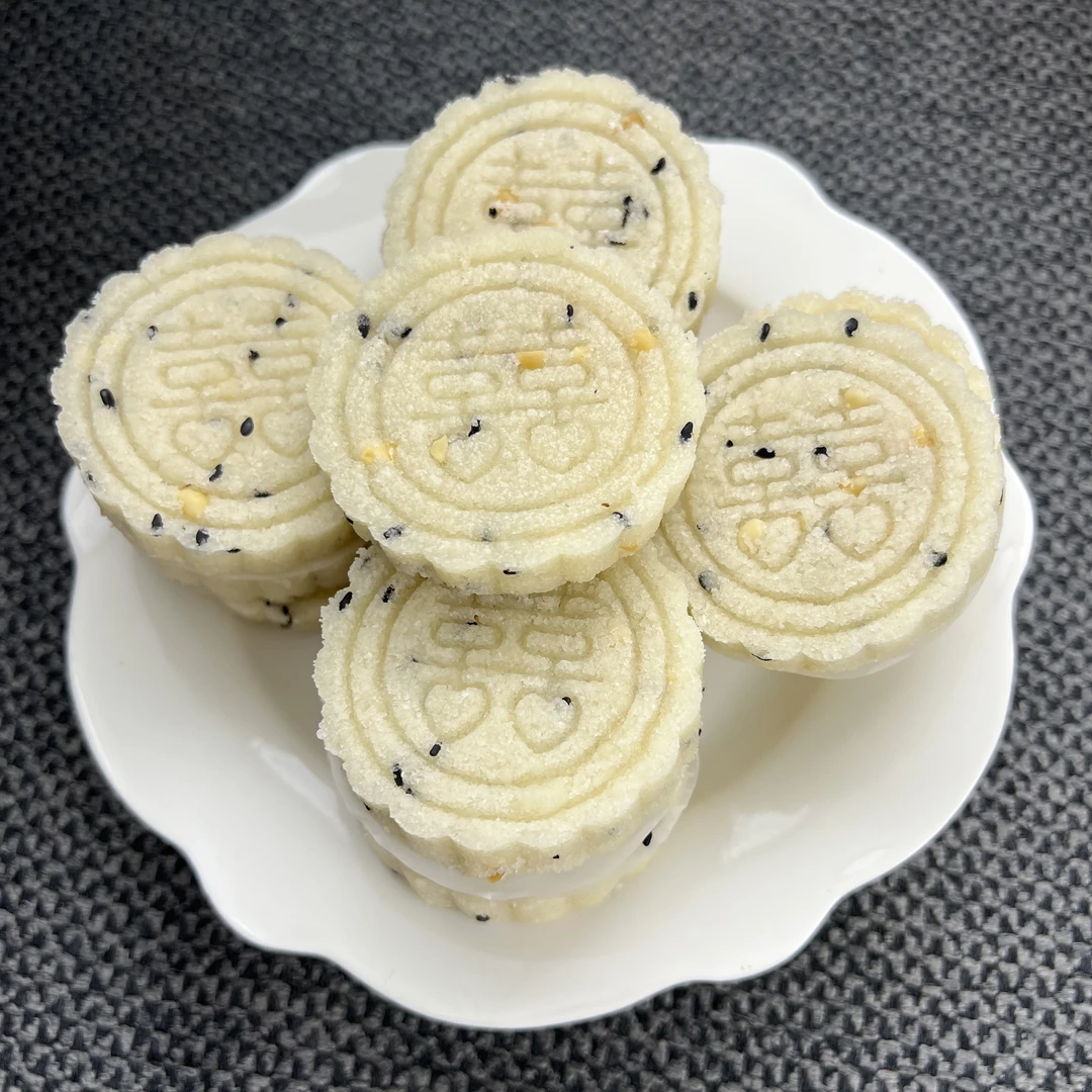 广西容县特产糯米饼花生芝麻味糯米饼18个一包营养食用