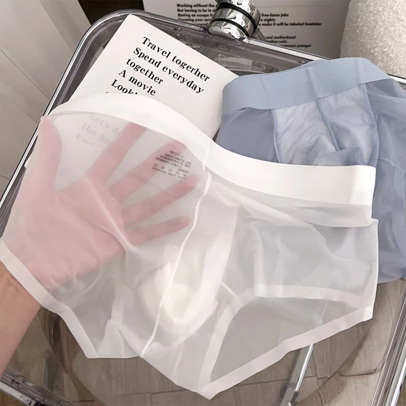 ''红色本命年 ''冰丝男士三角裤男生内裤薄款宽松2024新款平角裤