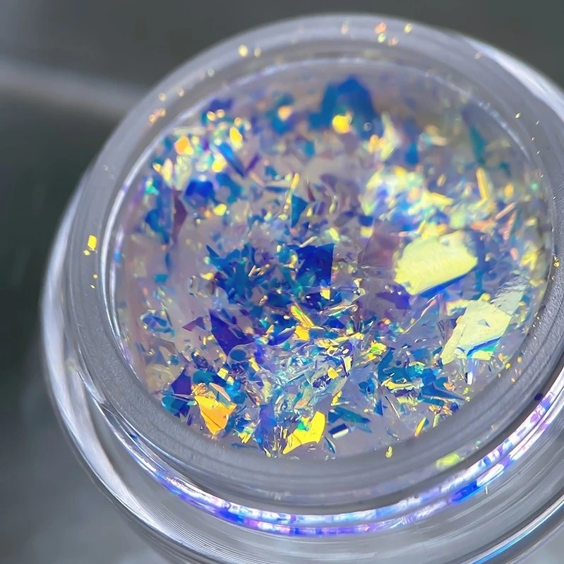 绮罗雪绒粉putone putone金黄绿色偏光超薄梦幻美甲素材梧桐tone