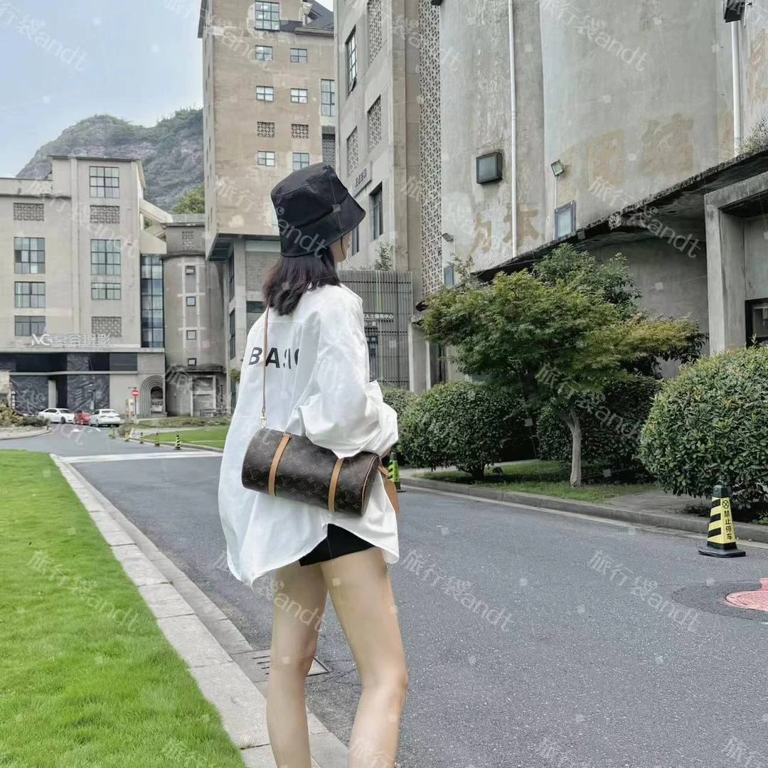 95新 LouisVuitton/路易威登 老花中古巴比龙战鼓/腰鼓包新