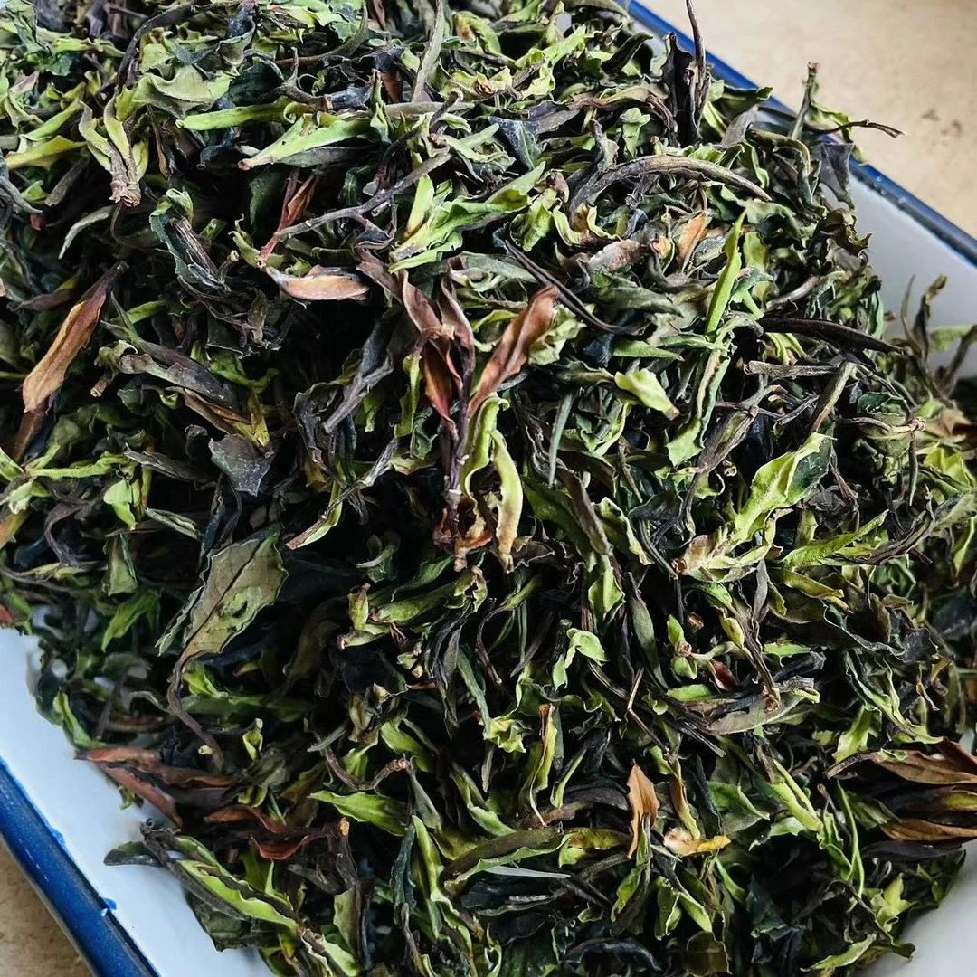 高黎贡山 2023年 野生月光白散茶 100克 云南大叶种古树白茶