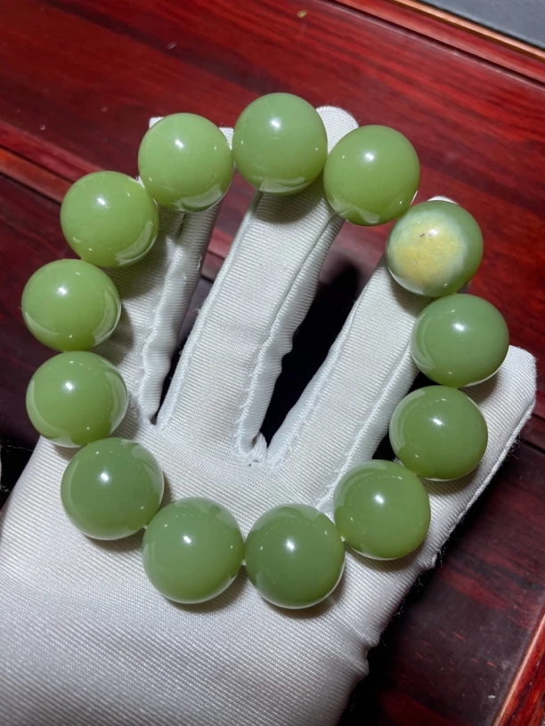 河磨玉 圆珠手链