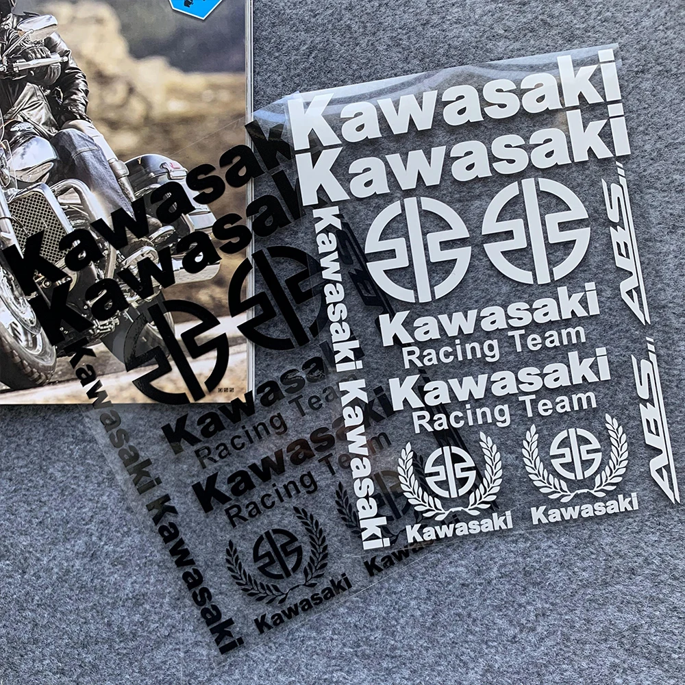 适用于川崎NINJA400 650 Z400 650 900 1000改装风挡车身反光贴纸