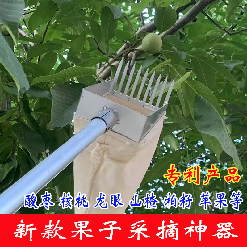 高空摘果器多功能摘龙眼杨梅李子芒果枇杷桃杏工具摘酸枣柏籽神器