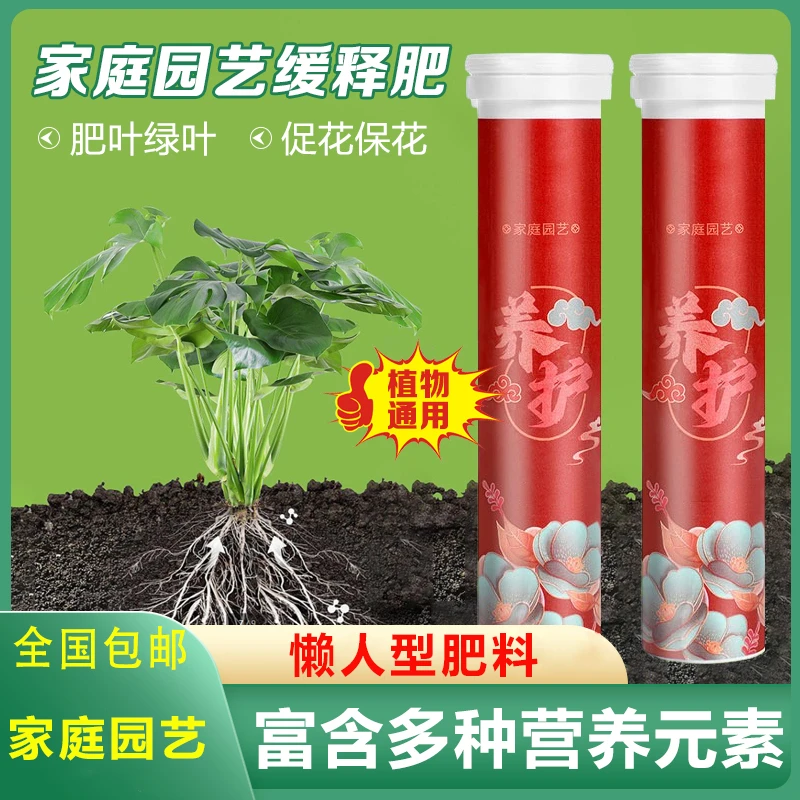 植物缓释片营养片缓释肥控释肥颗粒肥家用通用型绿植花卉肥料园艺