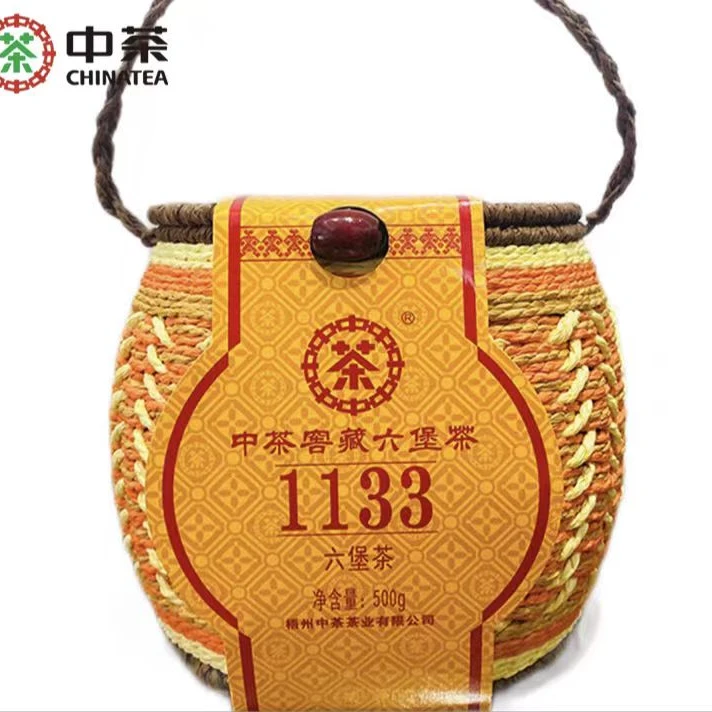 【1133】中茶 窖藏六堡茶 500克 2021年陈化 一级茶