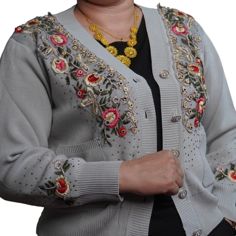 秋季针织大妈女装外套