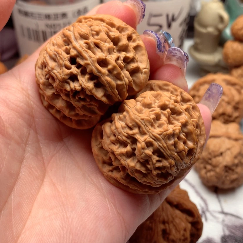 【闪购商品】文玩核桃把件A****哥苹果园全品  1号