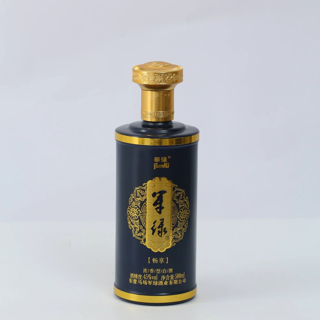 军绿畅享45度军马场白酒五粮浓香型东营特产45度500