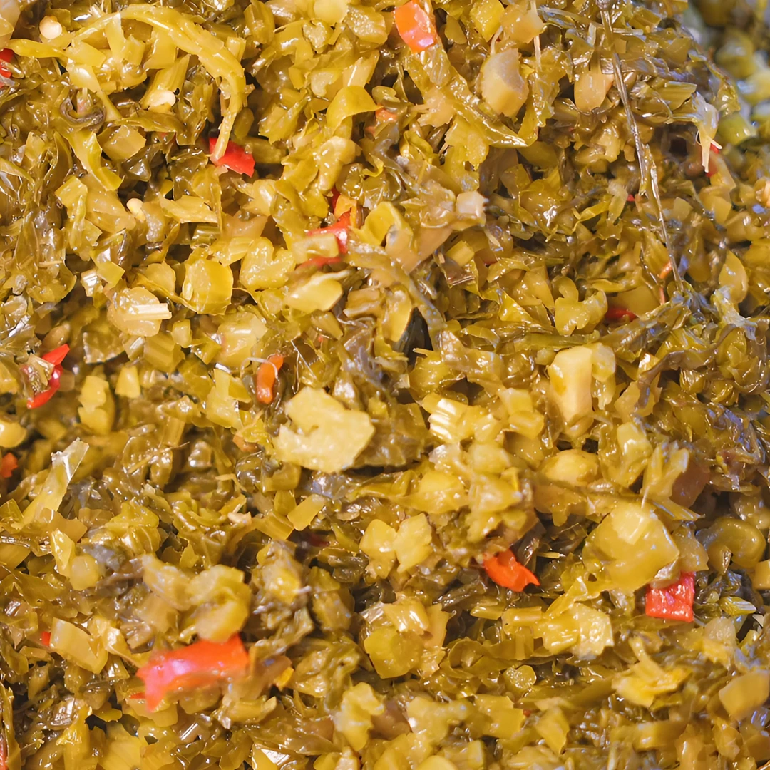 云南普洱澜沧竹塘田坝特产/细水腌菜