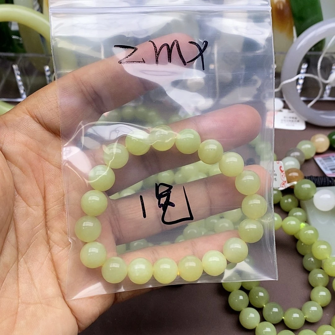 和田玉手串未镶嵌z*x