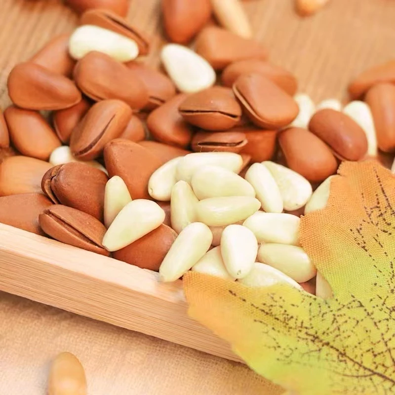 2023年特级东北开口松子罐装大颗粒原味坚果解馋零食批新鲜营养