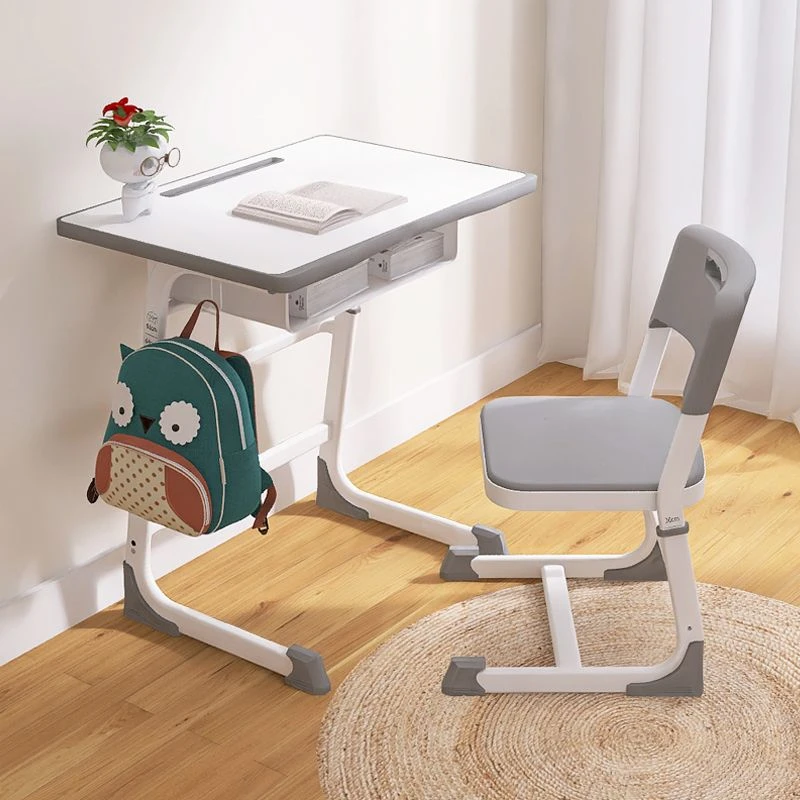 儿童学习桌书桌儿童写字桌椅家用学习桌6-18岁移动一体小学生桌椅