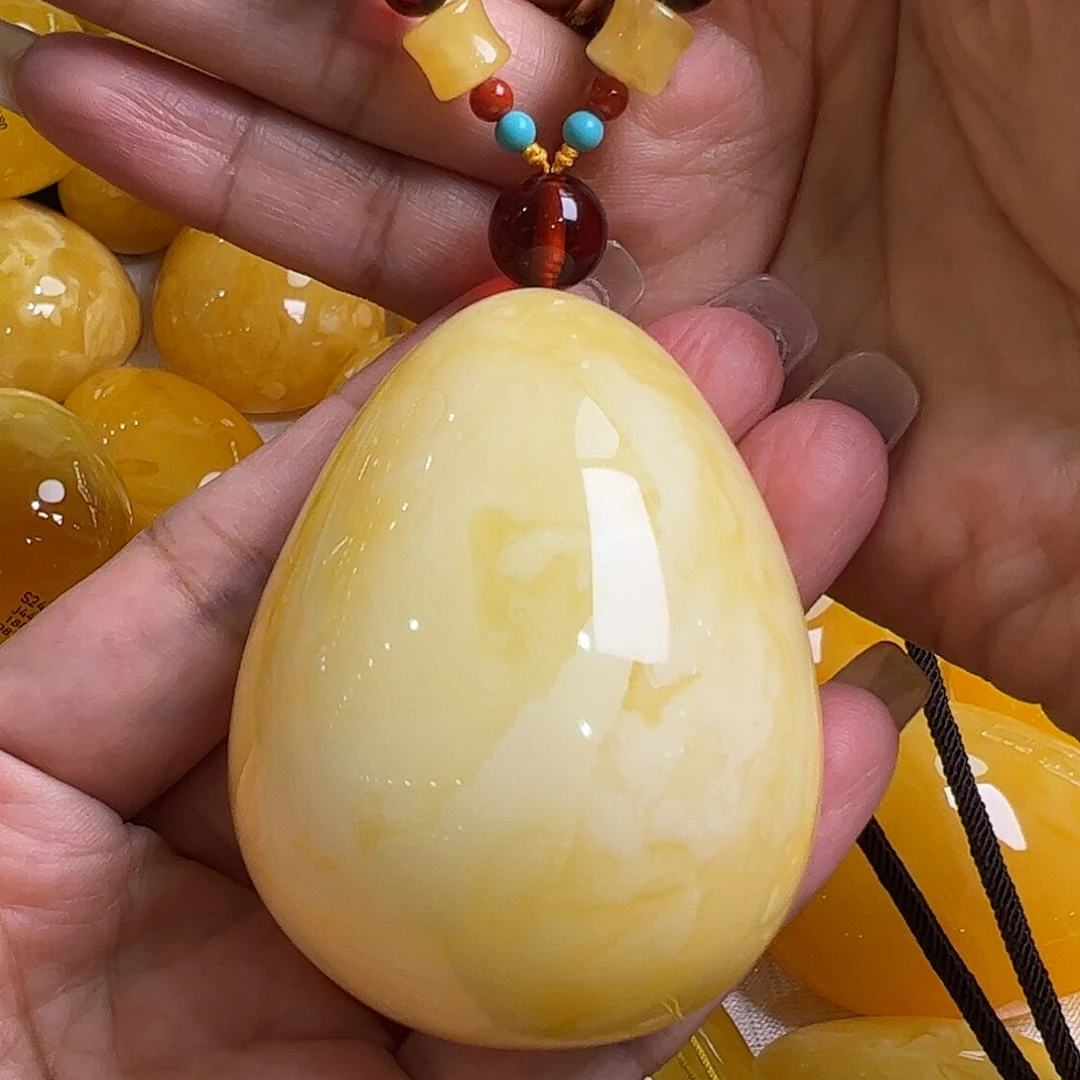 蜜蜡毛衣链未镶嵌无优化