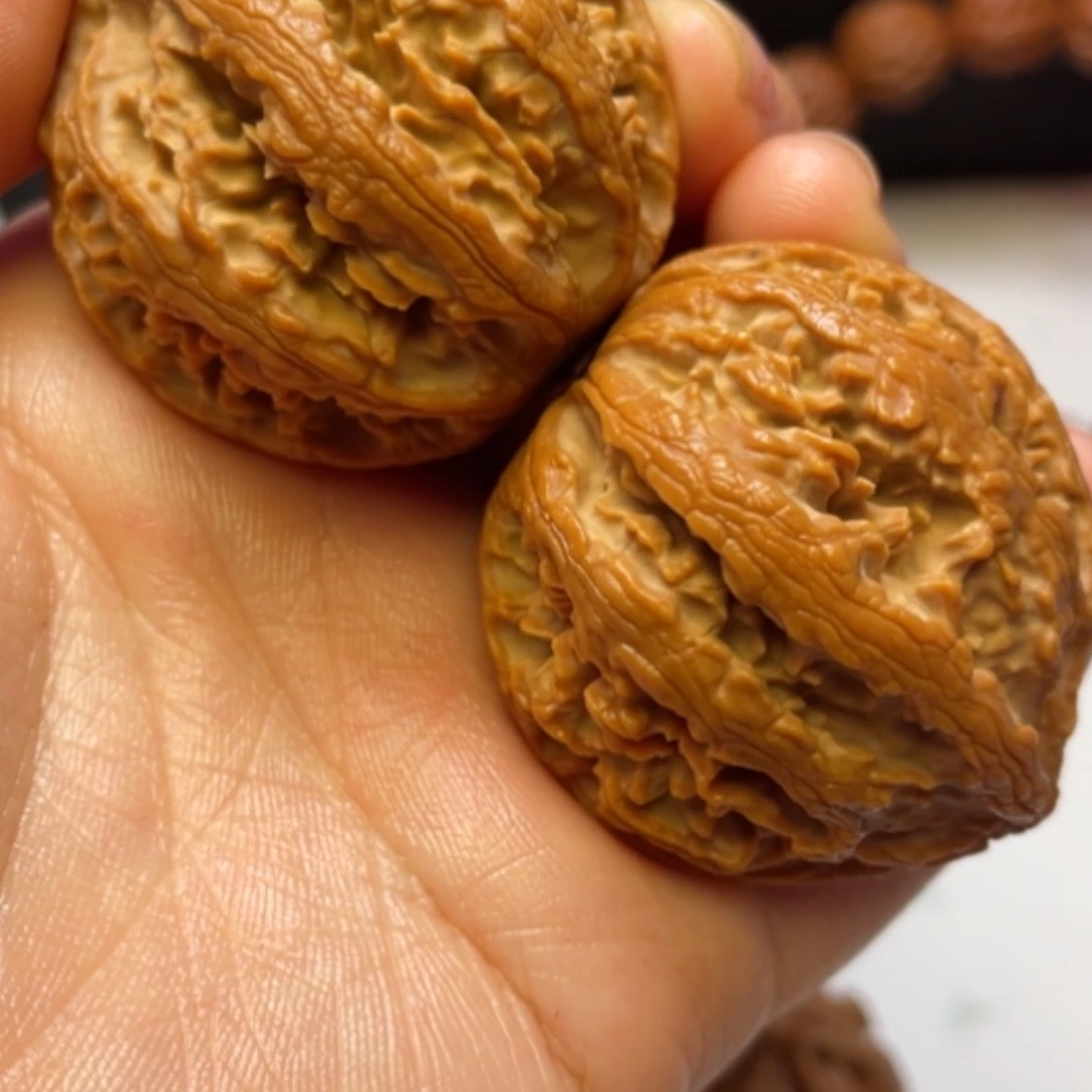 【闪购商品】文玩核桃把件秦岭野生核桃