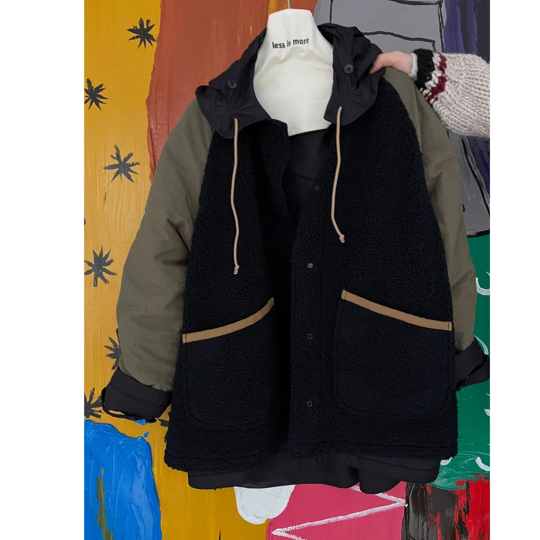 【短款】紫色双面外套 J24W667