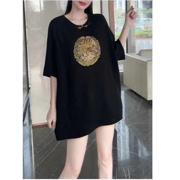 YUFEI/禹菲 FJ  9913  菲姐轻奢时尚休闲潮牌上衣