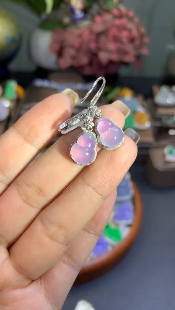 【闪购商品】翡翠颈饰18K金镶嵌天然A货翡翠1