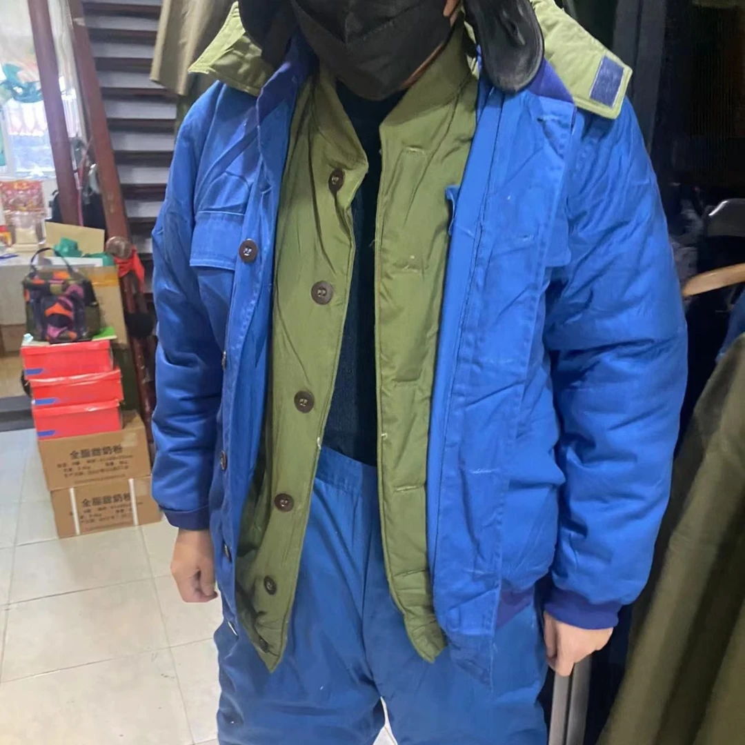 91地勤皮服/冬季防寒工作服套装作训服2号二
