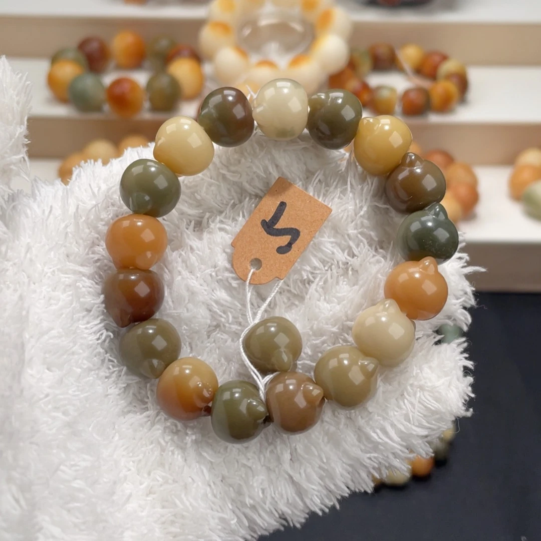 菩提根/象牙果吊坠卡14猫头