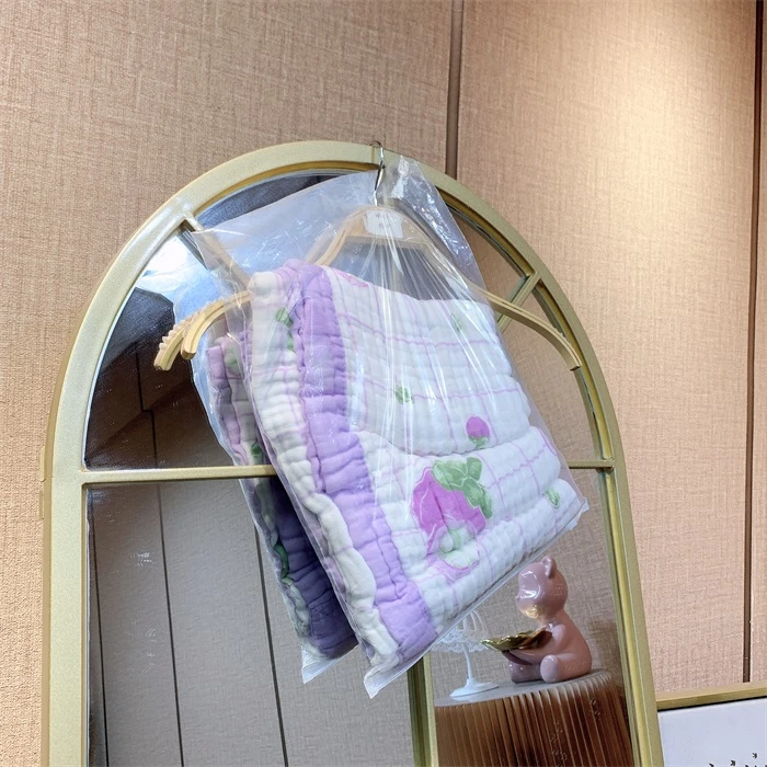 DP276  宝宝卡通图案六层泡泡纱浴巾   110*110