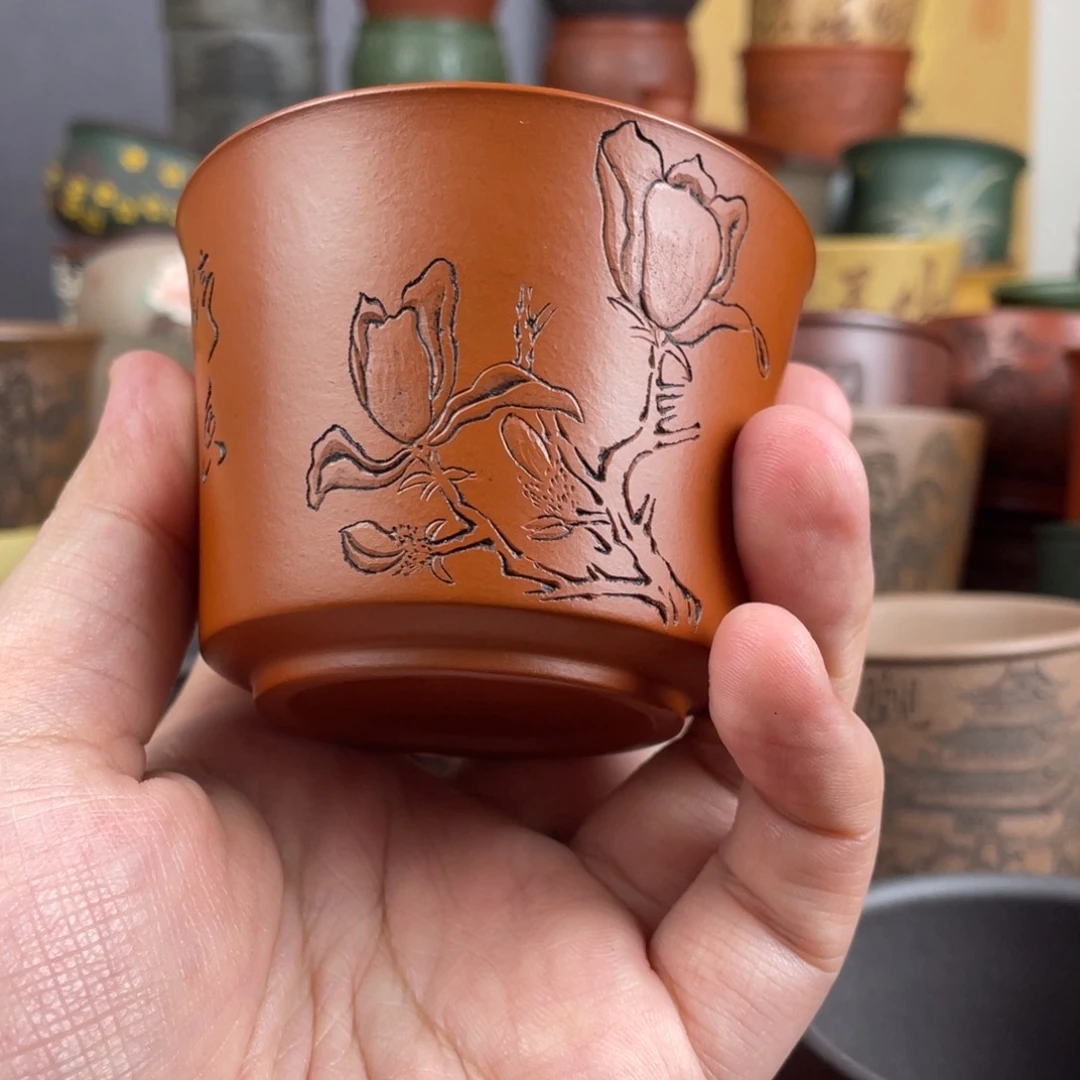 紫砂茶杯紫砂茶杯