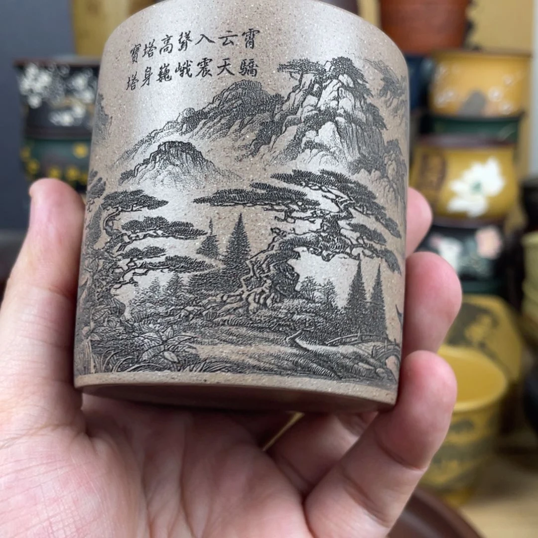 紫砂茶杯紫砂茶杯