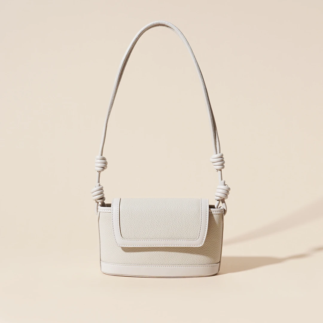 岩牛新款绳结式单肩腋下斜跨包时尚复古女士休闲小方包百搭小包包