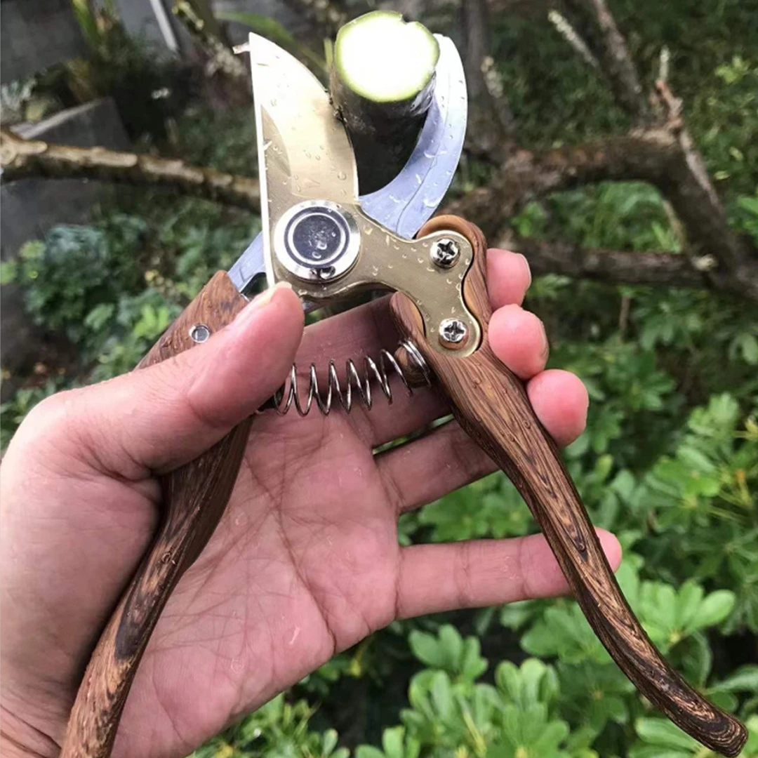水曲柳木柄多功能省力修枝剪家用园艺工具园林果树粗枝修剪剪刀