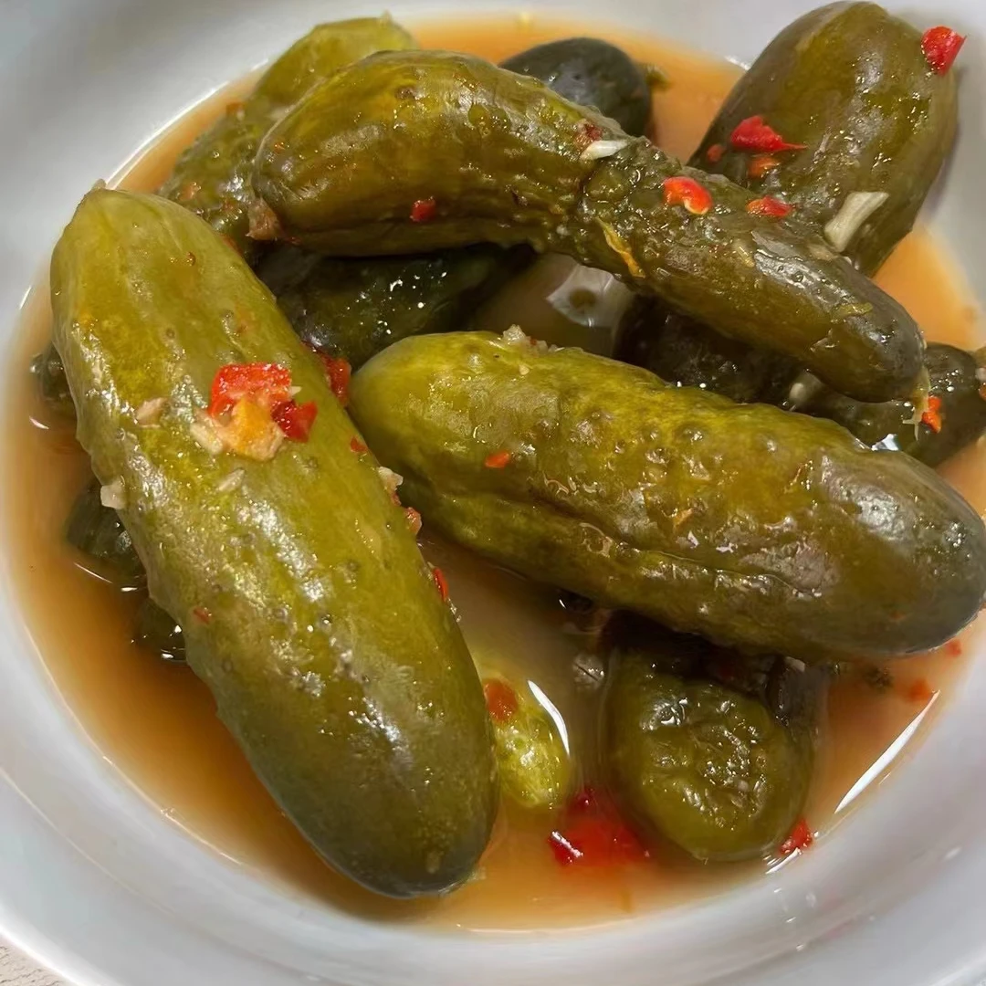 农家腌酸小黄瓜800克1瓶