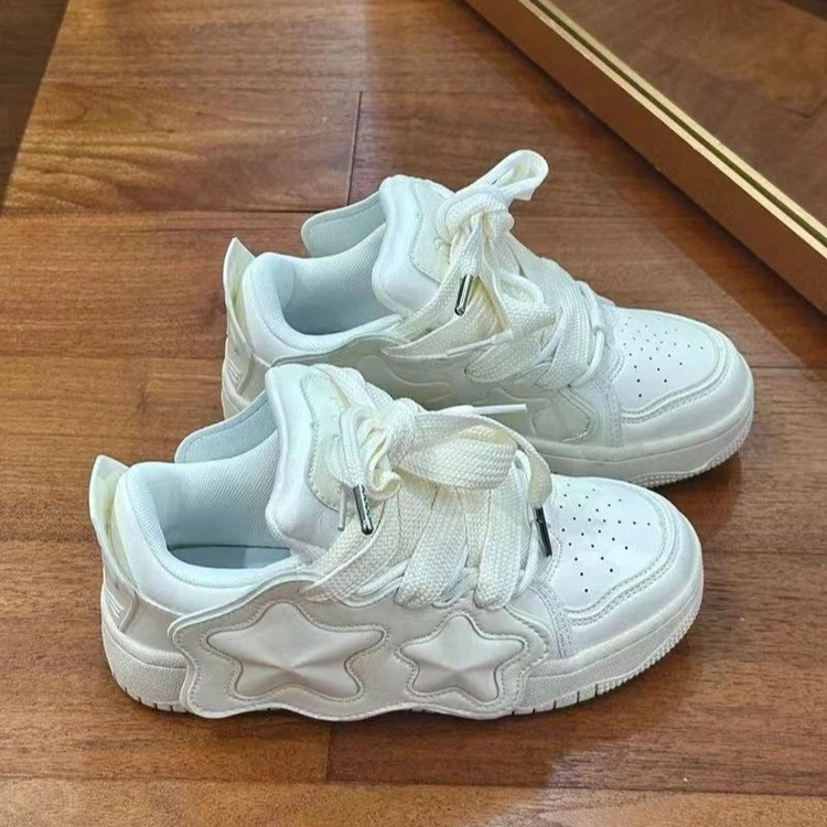 回力瑞多巴胺厚底滑板鞋子女2023秋季新款小众chic学生星星运动鞋