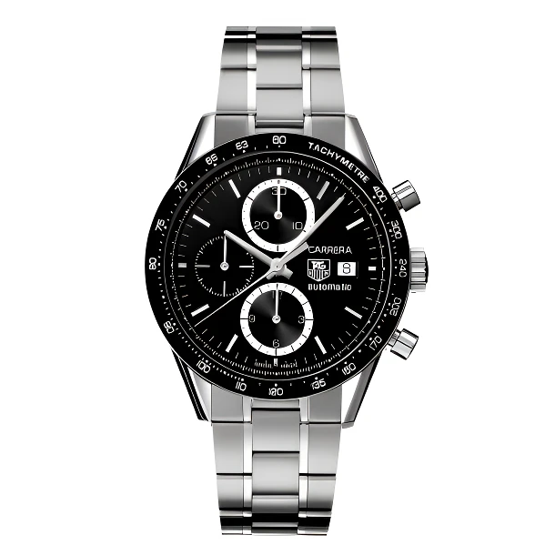 99新 TAG Heuer/泰格豪雅 卡莱拉系列/CV2010.BA0786/41mm/多功能