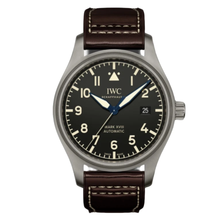 99新 IWC/万国 飞行员/马克18/IW327006/40mm/机械钛金属男款手表