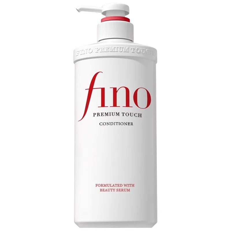 日本资生堂Fino美容复合精华护发素550ml（红色）