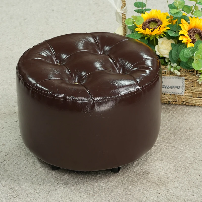 【金钻系列5轮移动小沙发】松弛感轻奢时尚客厅欧式家用简约换鞋凳