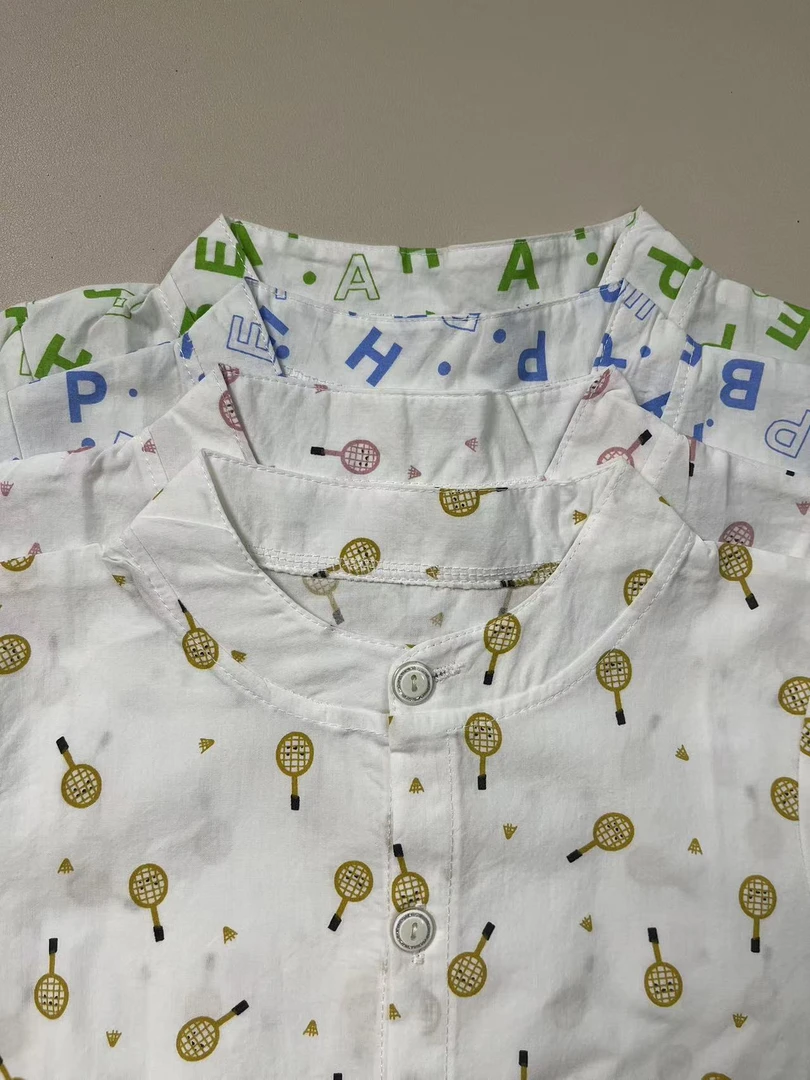 《男宝衬衫宝宝夏季》95%棉小立领