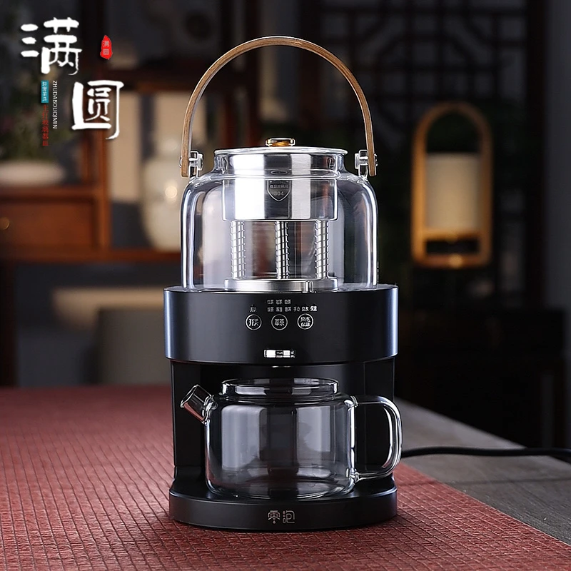 轻奢耐热加厚玻璃创意蒸茶泡茶壶高档家用保温萃茶煮茶手冲茶具